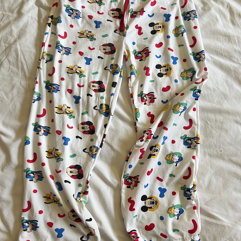 Cartoon Character Pajamas pants - White